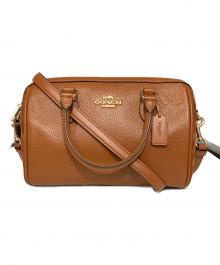 COACH（コーチ）の古着「ローアン サッチェル 2WAYバッグ」｜ブラウン