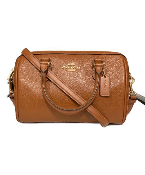 COACH（コーチ）COACH (コーチ) ローアン サッチェル 2WAYバッグ ブラウンの古着・服飾アイテム