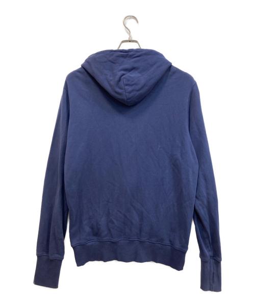 DIESEL（ディーゼル）DIESEL (ディーゼル) ダメージロゴジップパーカー ネイビー サイズ:Mの古着・服飾アイテム