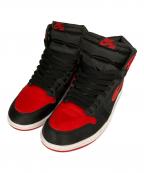 NIKEナイキ）の古着「Air Jordan 1 Retro High OG "Satin Bred"」｜ブラック×レッド