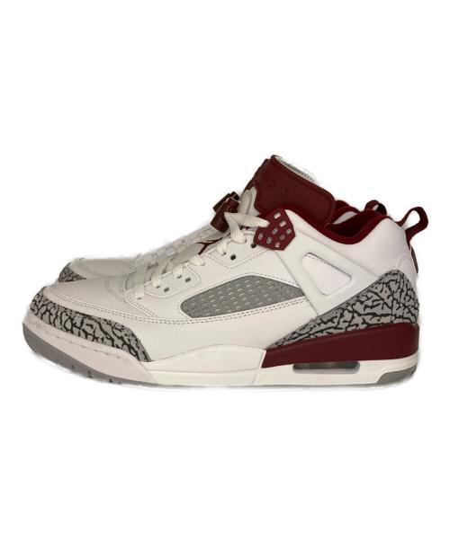 NIKE（ナイキ）NIKE JORDAN SPIZIKE LOW WHITE/TEAM RED-WOLF GREY-ANTHRACITE（ジョーダン スパイジーク ロー ホワイト/チームレッド-ウルフグレー-アンスラサイト） サイズ:27の古着・服飾アイテム