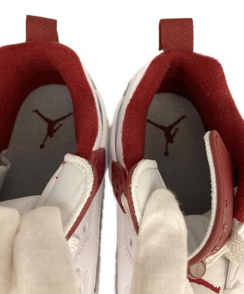 NIKE（ナイキ）NIKE JORDAN SPIZIKE LOW WHITE/TEAM RED-WOLF GREY-ANTHRACITE（ジョーダン スパイジーク ロー ホワイト/チームレッド-ウルフグレー-アンスラサイト） サイズ:27の古着・服飾アイテム