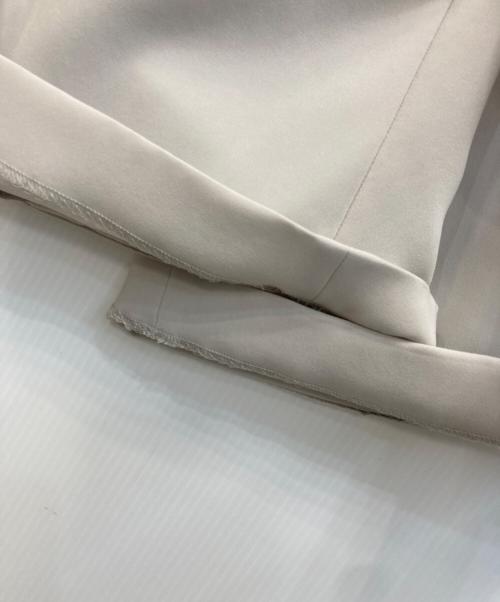 J.PRESS（ジェイプレス）J.PRESS (ジェイプレス) セラテリーダブルクロス セミワイド パンツ ベージュ サイズ:9の古着・服飾アイテム