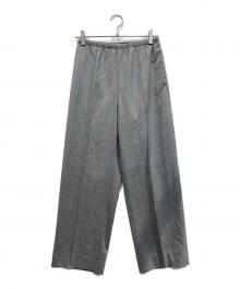 DRAWER（ドゥロワー）の古着「25AW  フラノイージーパンツ」｜グレー