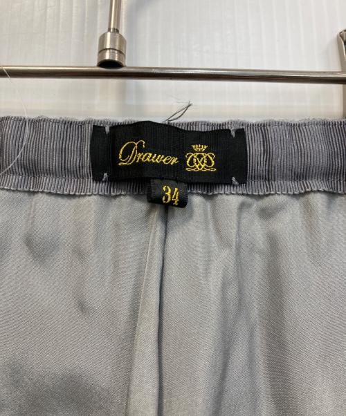 DRAWER（ドゥロワー）Drawer (ドゥロワー) 25AW  フラノイージーパンツ グレー サイズ:34の古着・服飾アイテム