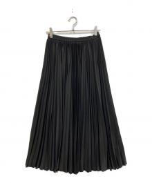 theory（セオリー）の古着「Refined Pleats Pilil Skirt」｜ブラック
