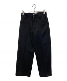 JIL SANDER（ジルサンダー）の古着「ウールスラックス」｜ブラック