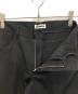 中古・古着 JIL SANDER (ジルサンダー) ウールスラックス ブラック サイズ:34：25000円