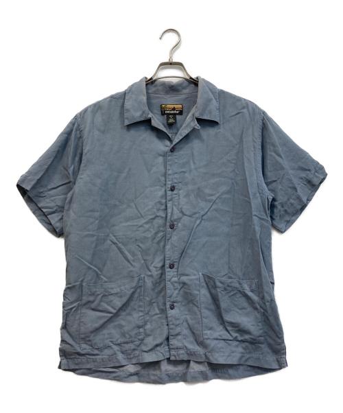 pataloha（パタロハ）pataloha (パタロハ) JAVA ジャワシャツ/開襟シャツ ブルー サイズ:Mの古着・服飾アイテム