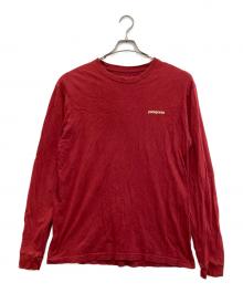Patagonia（パタゴニア）の古着「【浮世絵】L/Sプリントカットソー」｜レッド