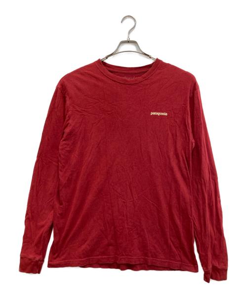 Patagonia（パタゴニア）Patagonia (パタゴニア) 【浮世絵】L/Sプリントカットソー レッド サイズ:Mの古着・服飾アイテム