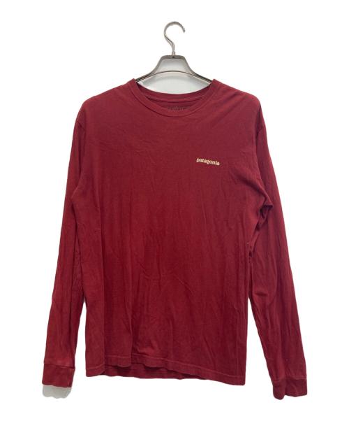 Patagonia（パタゴニア）Patagonia (パタゴニア) 【浮世絵】L/Sプリントカットソー レッド サイズ:Mの古着・服飾アイテム