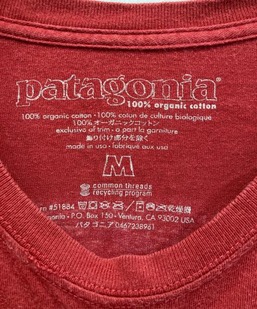 Patagonia（パタゴニア）Patagonia (パタゴニア) 【浮世絵】L/Sプリントカットソー レッド サイズ:Mの古着・服飾アイテム
