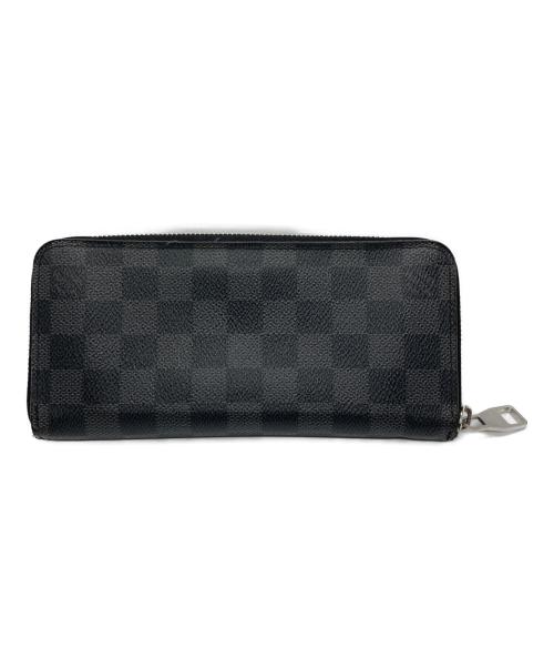 LOUIS VUITTON（ルイ ヴィトン）LOUIS VUITTON (ルイ ヴィトン) ジッピー オーガナイザー/ダミエ・グラフィット/長財布 ブラックの古着・服飾アイテム
