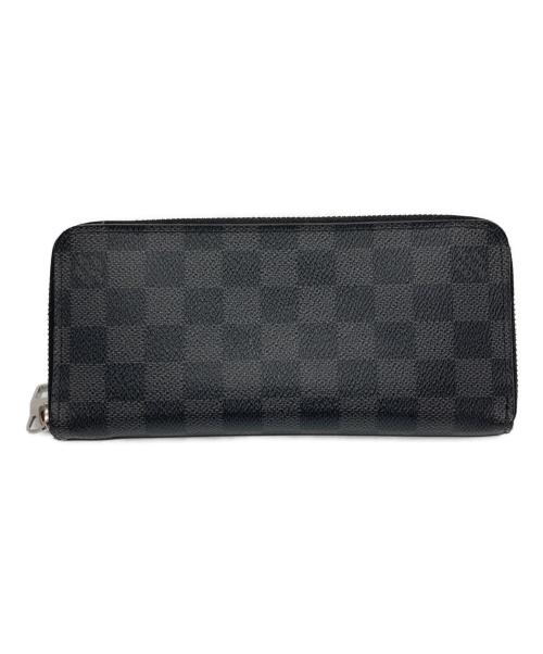 LOUIS VUITTON（ルイ ヴィトン）LOUIS VUITTON (ルイ ヴィトン) ジッピー オーガナイザー/ダミエ・グラフィット/長財布 ブラックの古着・服飾アイテム
