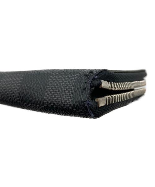 LOUIS VUITTON（ルイ ヴィトン）LOUIS VUITTON (ルイ ヴィトン) ジッピー オーガナイザー/ダミエ・グラフィット/長財布 ブラックの古着・服飾アイテム
