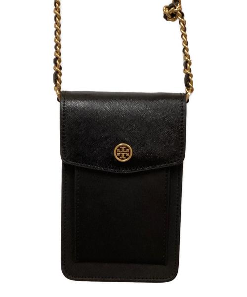 TORY BURCH（トリーバーチ）TORY BURCH (トリーバーチ) スマホショルダー ブラックの古着・服飾アイテム