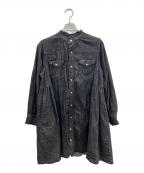 ROSSO×Wranglerロッソ×ラングラー）の古着「『別注』ROSSOWESTERN MINI DRESS」｜ブラック