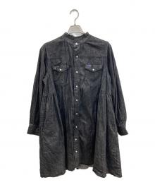 ROSSO×Wrangler（ロッソ×ラングラー）の古着「『別注』ROSSOWESTERN MINI DRESS」｜ブラック