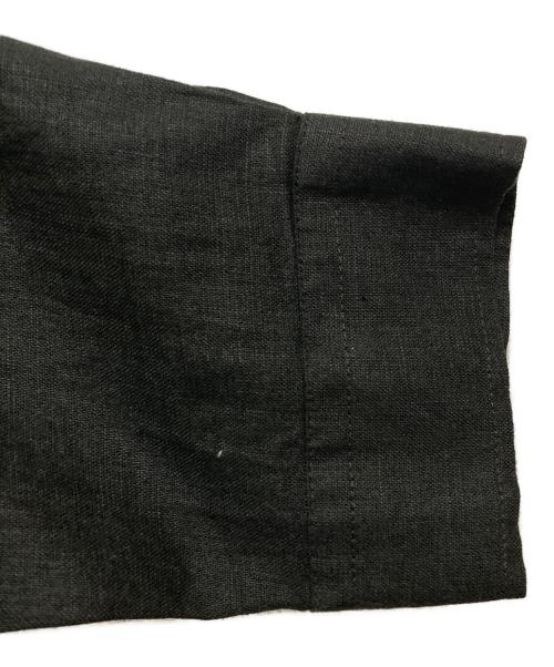 ARMANI JEANS（アルマーニジーンズ）ARMANI JEANS (アルマーニジーンズ) リネンシャツ ブラック サイズ:Sの古着・服飾アイテム