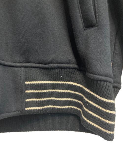 VANSON（バンソン）VANSON (バンソン) CROESWORST デスラビットボンディングパーカー ブラック サイズ:XLの古着・服飾アイテム