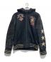 VANSON（バンソン）の古着「デスラビットボンディングパーカー」｜ブラック