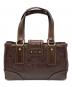 COACH (コーチ) ハンプトン シグネチャーハンドバッグ ブラウン：10000円