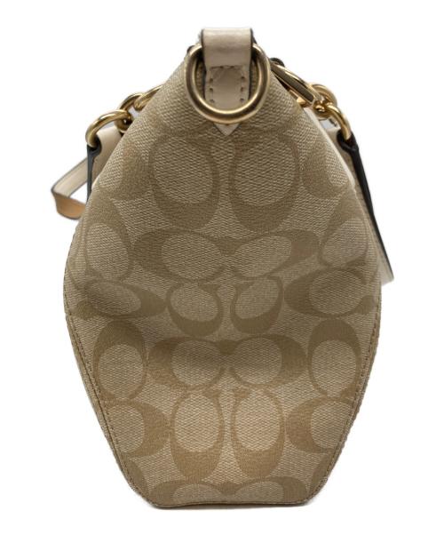 COACH（コーチ）COACH (コーチ) シグネチャー2WAY トートバッグ ベージュの古着・服飾アイテム