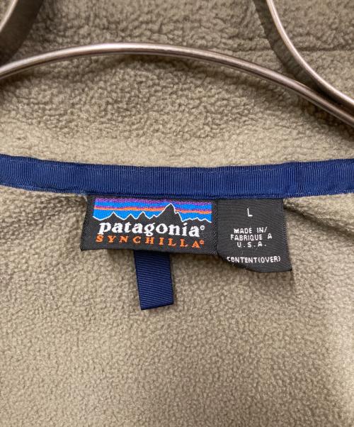 Patagonia（パタゴニア）Patagonia (パタゴニア) シンチラフリースジャケット グレー サイズ:Lの古着・服飾アイテム