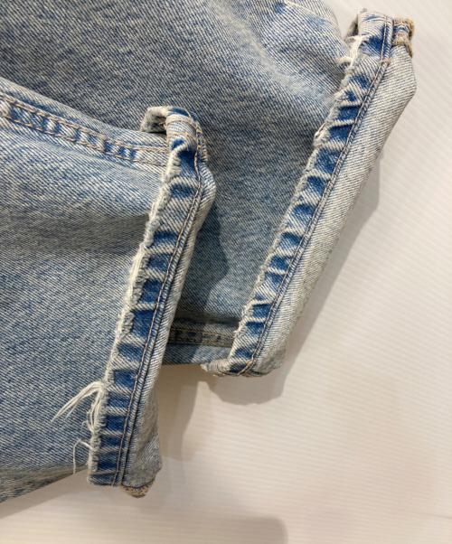 ZARA（ザラ）ZARA (ザラ) TRFバギーデニムパンツ ブルー サイズ:Sの古着・服飾アイテム