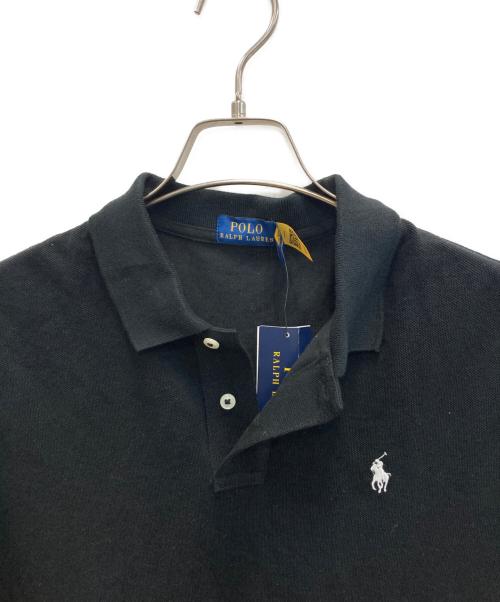POLO RALPH LAUREN（ポロ・ラルフローレン）POLO RALPH LAUREN (ポロ・ラルフローレン) Cotton Mesh Polo Dress ブラック サイズ:Ｌ 未使用品の古着・服飾アイテム