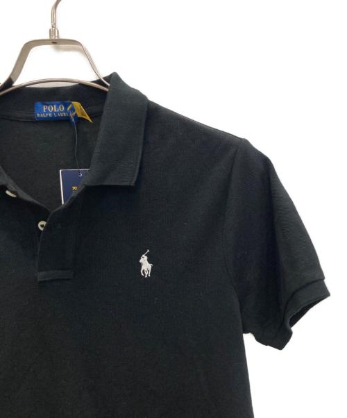 POLO RALPH LAUREN（ポロ・ラルフローレン）POLO RALPH LAUREN (ポロ・ラルフローレン) Cotton Mesh Polo Dress ブラック サイズ:Ｌ 未使用品の古着・服飾アイテム