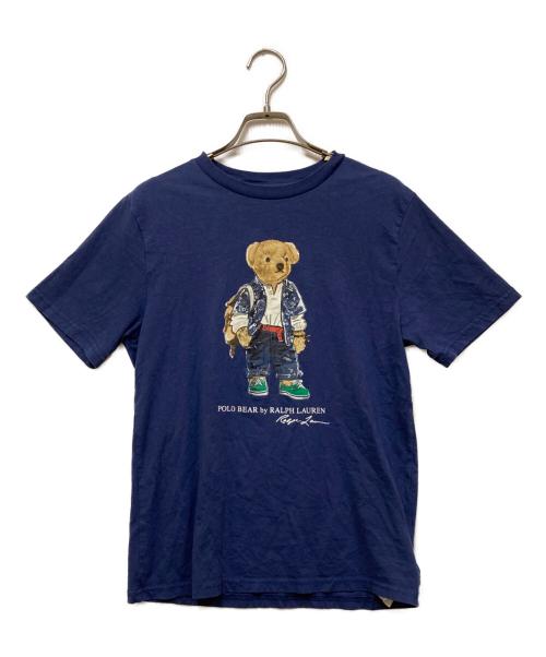 POLO RALPH LAUREN（ポロ・ラルフローレン）POLO RALPH LAUREN (ポロ・ラルフローレン) ポロベアTシャツ ネイビー サイズ:SIZE L(キッズ規格)の古着・服飾アイテム