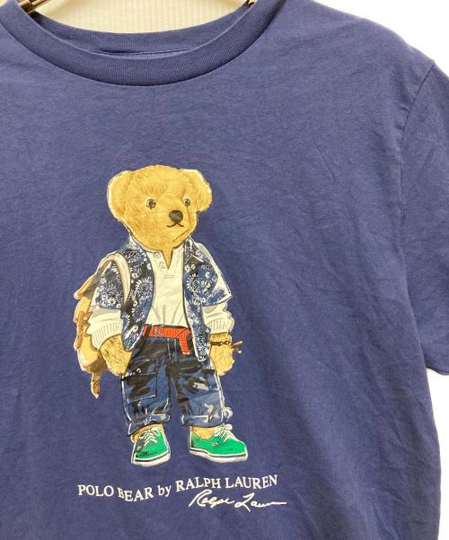 POLO RALPH LAUREN（ポロ・ラルフローレン）POLO RALPH LAUREN (ポロ・ラルフローレン) ポロベアTシャツ ネイビー サイズ:SIZE L(キッズ規格)の古着・服飾アイテム