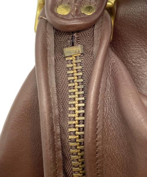 COACH（コーチ）COACH (コーチ) バケツ型グラブタンレザーショルダーバッグ ダークブラウンの古着・服飾アイテム