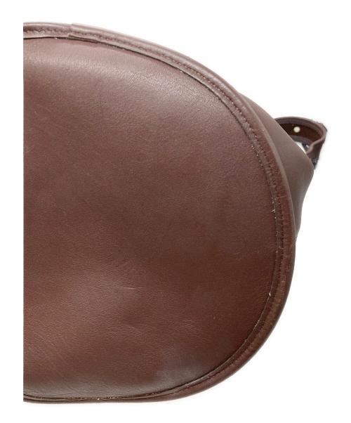 COACH（コーチ）COACH (コーチ) バケツ型グラブタンレザーショルダーバッグ ダークブラウンの古着・服飾アイテム