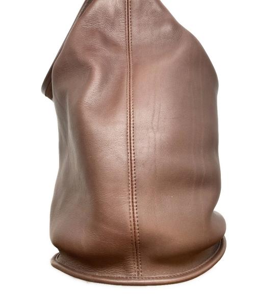 COACH（コーチ）COACH (コーチ) バケツ型グラブタンレザーショルダーバッグ ダークブラウンの古着・服飾アイテム