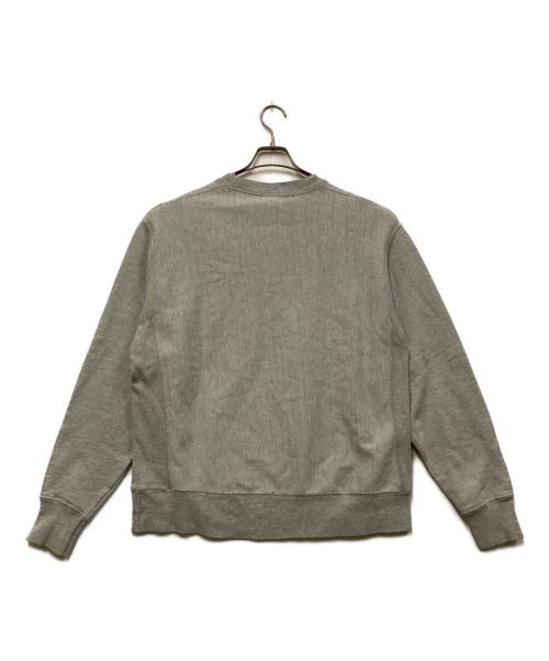 Champion REVERSE WEAVE（チャンピオン リバース ウィーブ）Champion REVERSE WEAVE (チャンピオン リバース ウィーブ) 00sデカロゴリバースウィーブスウェット グレー サイズ:Lの古着・服飾アイテム