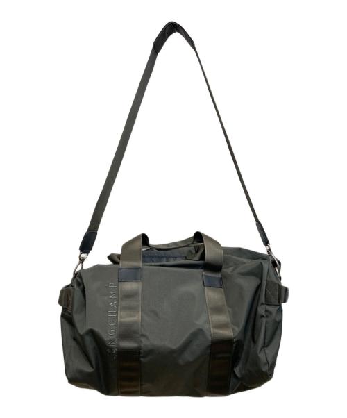 LONGCHAMP（ロンシャン）LONGCHAMP (ロンシャン) ボストンバッグ グレーの古着・服飾アイテム