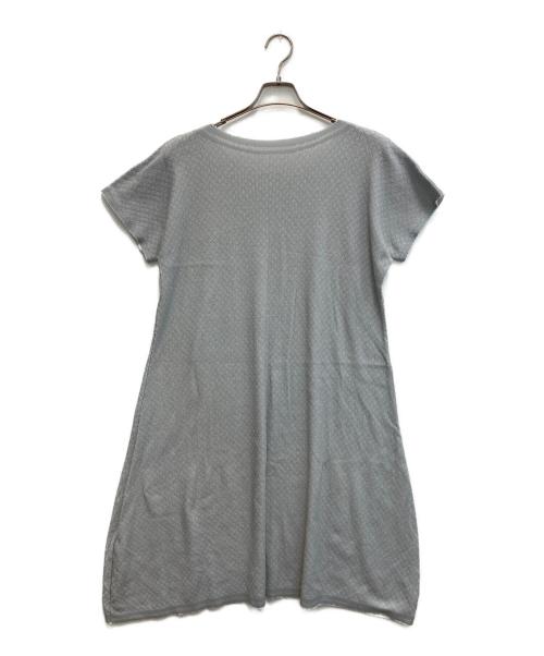 A-POC INSIDE  ISSEY MIYAKE（エーポック・インサイド・イッセイミヤケ）A-POC INSIDE  ISSEY MIYAKE (エーポック・インサイド・イッセイミヤケ) S/S ダイヤチェックメッシュワンピース グレー サイズ:2の古着・服飾アイテム