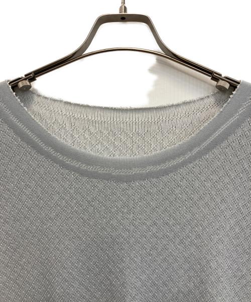 A-POC INSIDE  ISSEY MIYAKE（エーポック・インサイド・イッセイミヤケ）A-POC INSIDE  ISSEY MIYAKE (エーポック・インサイド・イッセイミヤケ) S/S ダイヤチェックメッシュワンピース グレー サイズ:2の古着・服飾アイテム