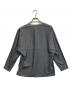 A-POC INSIDE PLEATS PLEASE (エーポック・インサイド・イッセイミヤケ) 7分袖カットソー グレー サイズ:3：6000円