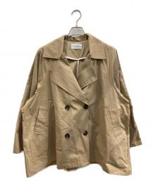 CLORE +（クロレ）の古着「Cross over Trench/クロスオーバートレンチ」｜ベージュ