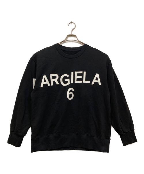 MM6 Maison Margiela（エムエムシックスメゾンマルジェラ）MM6 Maison Margiela (エムエムシックスメゾンマルジェラ) BIGロゴスウェット ネイビー サイズ:16(キッズ規格)の古着・服飾アイテム