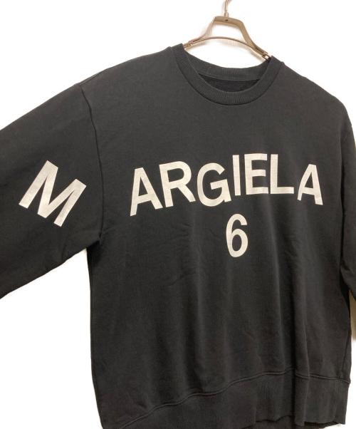 MM6 Maison Margiela（エムエムシックスメゾンマルジェラ）MM6 Maison Margiela (エムエムシックスメゾンマルジェラ) BIGロゴスウェット ネイビー サイズ:16(キッズ規格)の古着・服飾アイテム