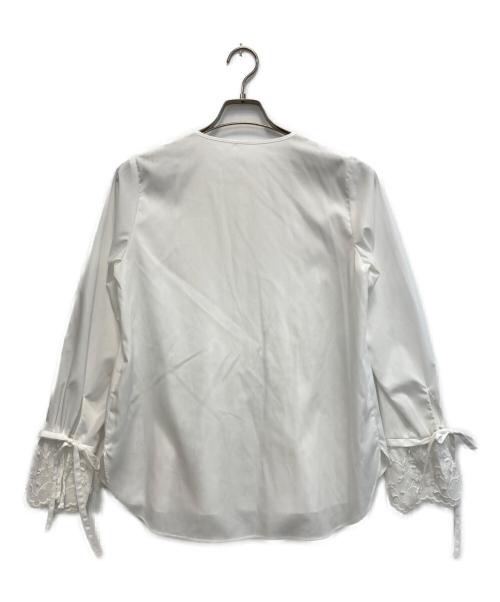 Gypsohila（ジプソフィア）Gypsohila (ジプソフィア) Fit Me Tuck Blouse ホワイト サイズ:FREE 未使用品の古着・服飾アイテム