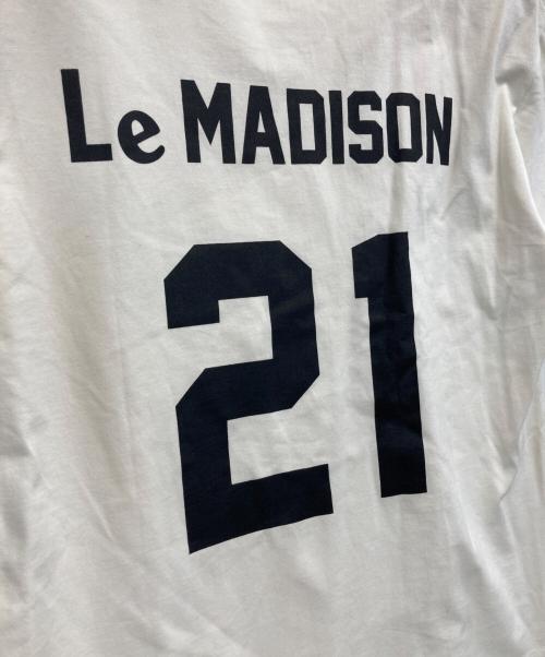 MADISON BLUE（マディソンブルー）MADISON BLUE (マディソンブルー) NUMBERING Tシャツ ホワイト サイズ:36 未使用品の古着・服飾アイテム