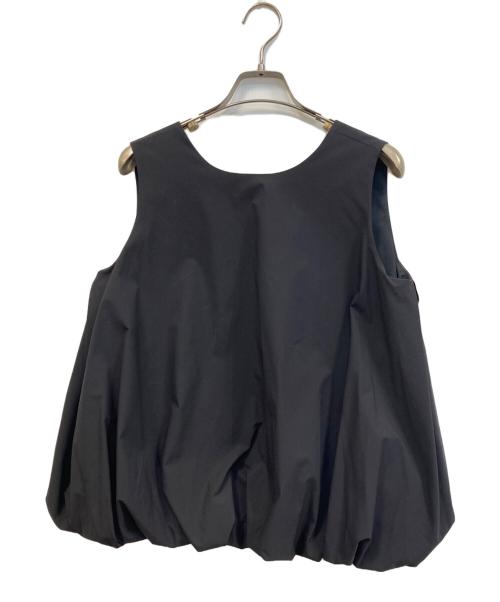 ELLA（エラ）eLLa (エラ) ノースリーブコクーンブラウス ブラック サイズ:Freeの古着・服飾アイテム