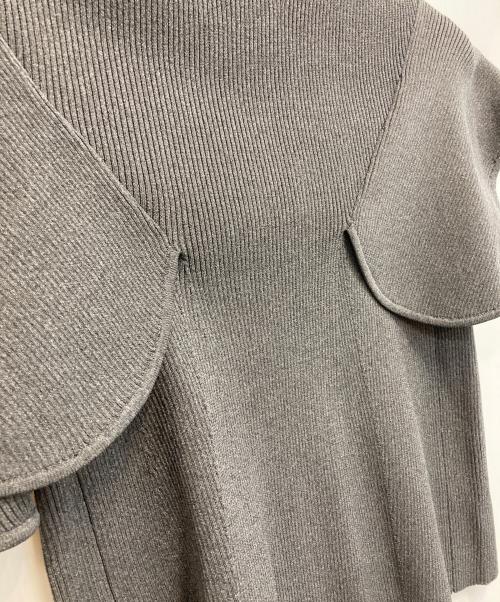 Heve（ヘイヴ）Heve (ヘイヴ) 23SS ペタルニット グレー サイズ:FREEの古着・服飾アイテム