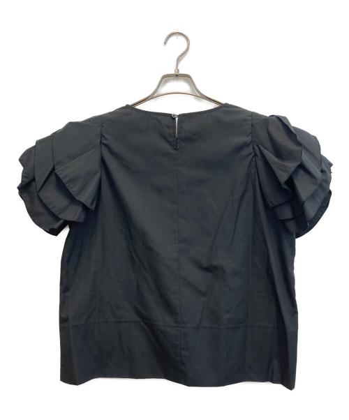 Cen.（セン）Cen. (セン) キャベツブラウス ブラック サイズ:FREE 未使用品の古着・服飾アイテム